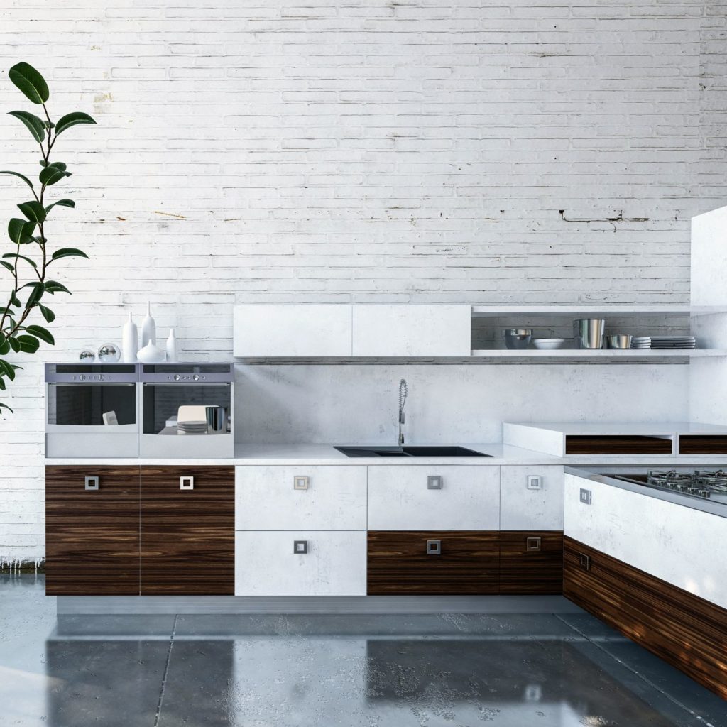 An apartment kitchen