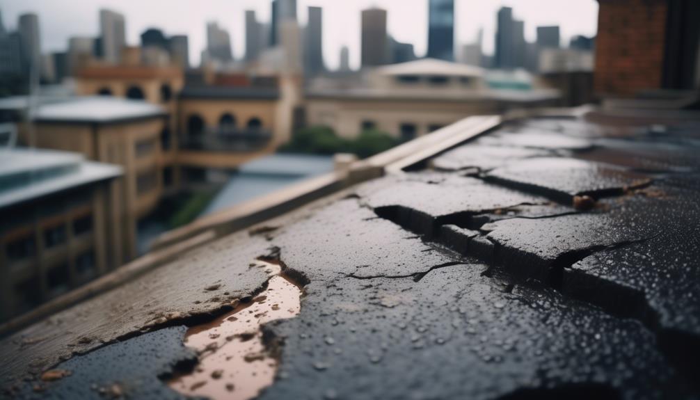 Failed waterproofing on a building in Sydney